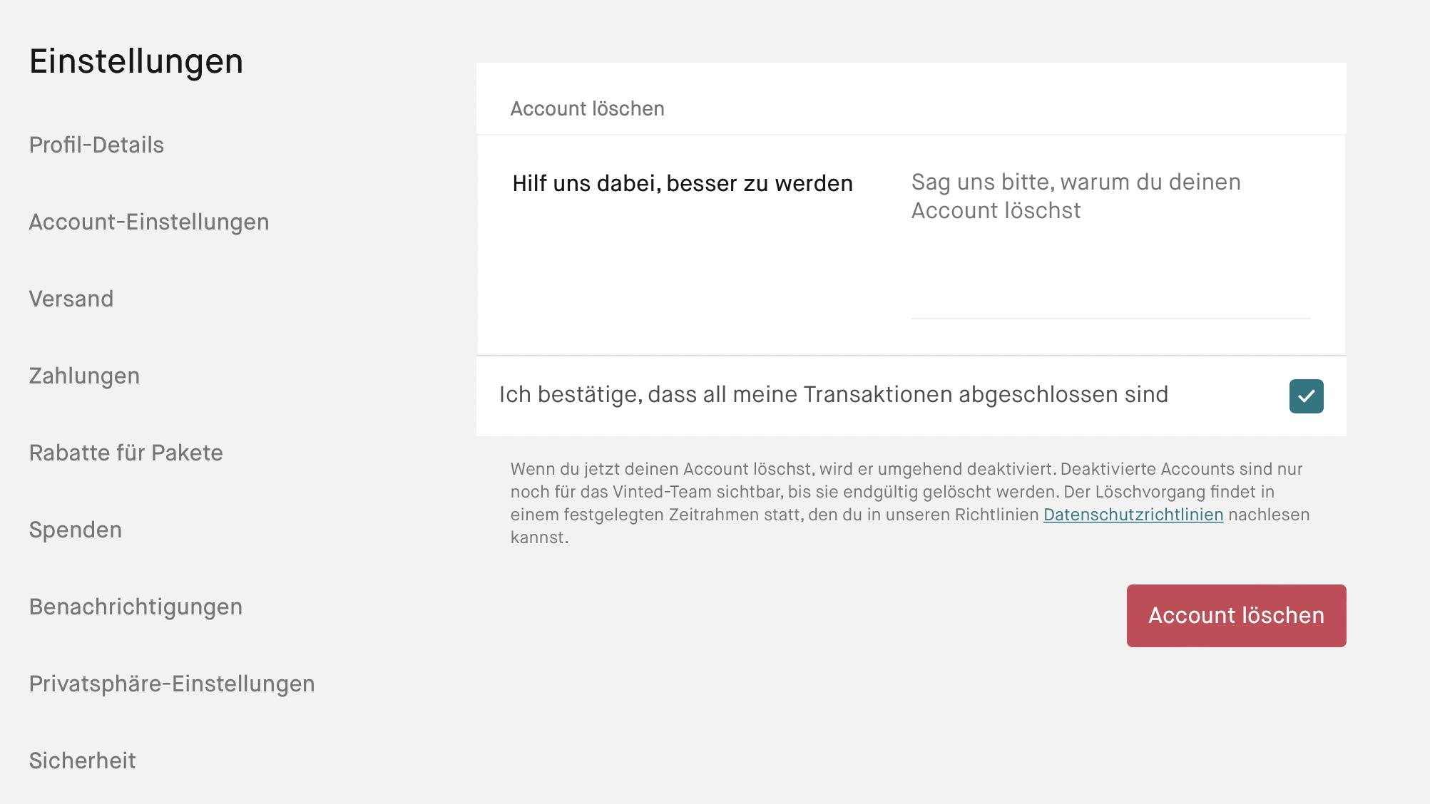 Vinted (ehemals Kleiderkreisel)Account löschen so geht's CHIP